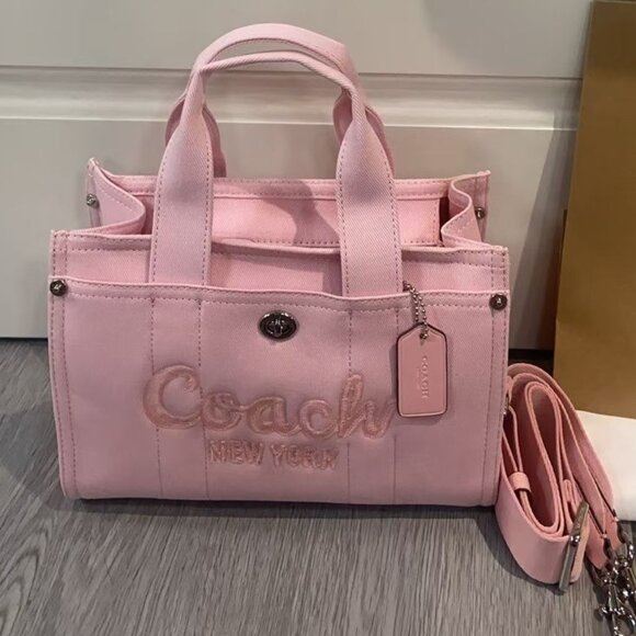 COACH CARGO 20 Pink Tote Bag